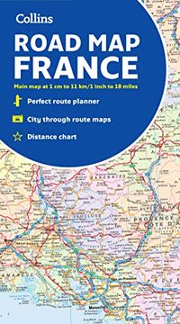 portada Collins map of France (in English)