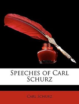 portada speeches of carl schurz