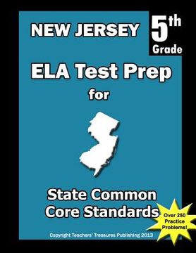 portada New Jersey 5th Grade ELA Test Prep: Common Core Learning Standards (en Inglés)