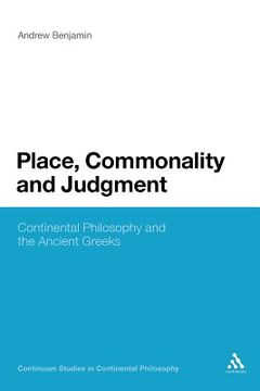 portada place, commonality and judgment (in English)