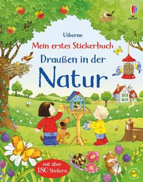 portada Mein Erstes Stickerbuch: Draußen in der Natur (en Alemán)
