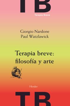 portada Terapia Breve: Filosofía y Arte (in Spanish)