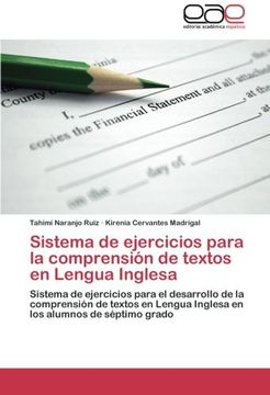 portada Sistema de ejercicios para la comprensión de textos en Lengua Inglesa