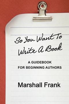portada so you want to write a book