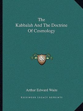 portada the kabbalah and the doctrine of cosmology