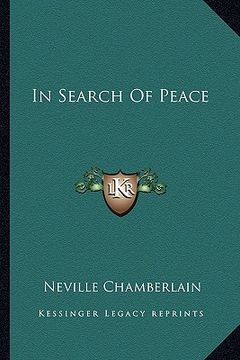 portada in search of peace (en Inglés)