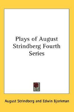 portada plays of august strindberg fourth series (en Inglés)