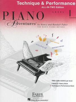 portada Piano Adventures: Technique And Performance Book - Level 1 (Piano Adventures All in Two)