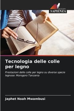 portada Tecnologia delle colle per legno (en Italiano)