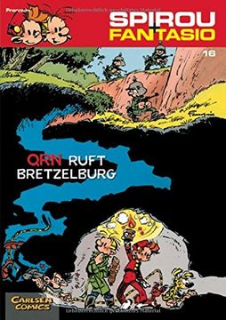 portada Spirou und Fantasio 16. QRN ruft Bretzelburg (en Alemán)