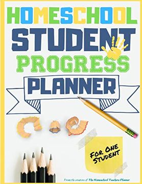 portada Homeschool Student Progress Planner: A Resource for Students to Plan, Record & Track Their Homeschool Subjects and School Year: For one Student (en Inglés)