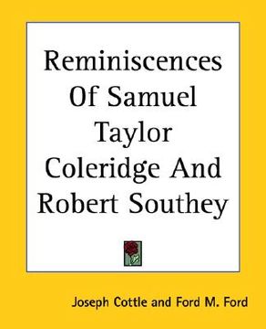 portada reminiscences of samuel taylor coleridge and robert southey (in English)