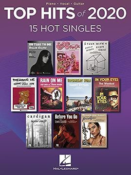 portada Top Hits of 2020 - 15 hot Singles - Piano, Chant et Guitare (en Francés)