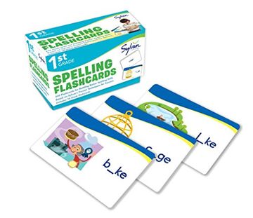 portada 1st Grade Spelling Flashcards: 240 Flashcards for Building Better Spelling Skills Based on Sylvan's Proven Techniques for Success (Flashcards Language Arts) 