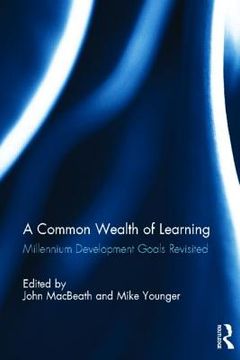 portada a common wealth of learning: millennium development goals revisited (in English)