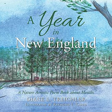 portada A Year in new England: A Nature Acrostic Poem Book About Months 