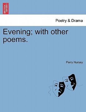 portada evening; with other poems. (in English)