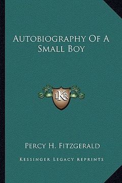 portada autobiography of a small boy (en Inglés)