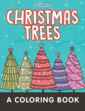 portada Christmas Trees (a Coloring Book) (en Inglés)