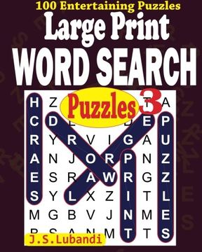 portada Large Print WORD SEARCH Puzzles 3 (Volume 3) (in English)