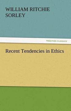 portada recent tendencies in ethics (en Inglés)