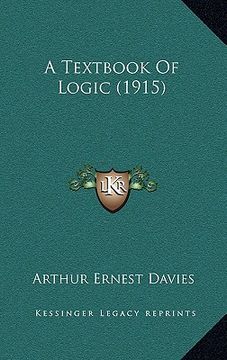 portada a textbook of logic (1915) (in English)