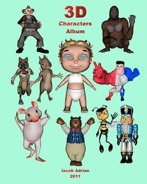 portada 3d characters album (en Inglés)