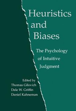 portada Heuristics and Biases: The Psychology of Intuitive Judgment (in English)