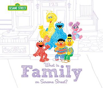 portada What is Family? On Sesame Street (Sesame Street Scribbles) (en Inglés)