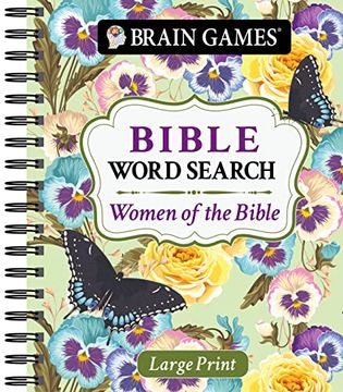 portada Brain Games - Large Print Bible Word Search: Women of the Bible (Brain Games - Bible) (en Inglés)
