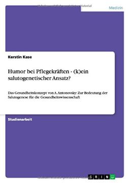 portada Humor Bei Pflegekraften - (K)Ein Salutogenetischer Ansatz? (German Edition)