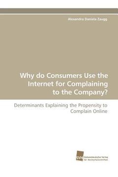 portada why do consumers use the internet for complaining to the company? (en Inglés)