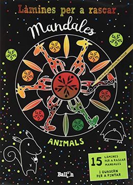 portada Làmines per a Rascar Mandales - Animals (en Catalá)