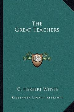 portada the great teachers (en Inglés)