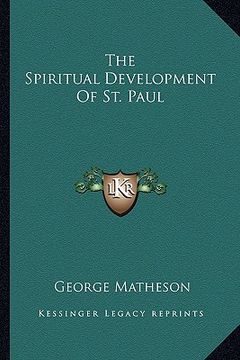 portada the spiritual development of st. paul (en Inglés)