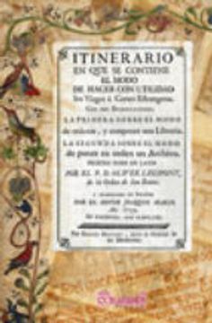 portada Itinerario o Methodo Apodemico de Viajar y Modo de Ordenar una Libreria o un Archivo (in Spanish)