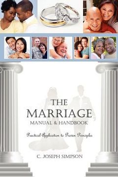portada the marriage manual & handbook: practical application to proven principles (in English)