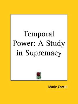 portada temporal power: a study in supremacy (in English)