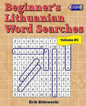 portada Beginner's Lithuanian Word Searches - Volume 5 (en Lituano)
