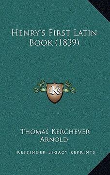 portada henry's first latin book (1839)