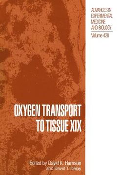 portada Oxygen Transport to Tissue XIX (en Inglés)