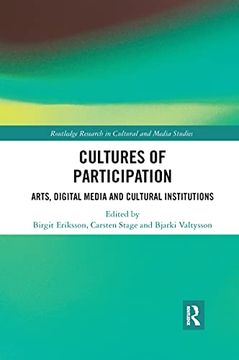 portada Cultures of Participation (Routledge Research in Cultural and Media Studies) (in English)