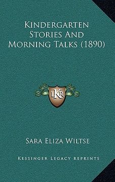 portada kindergarten stories and morning talks (1890)