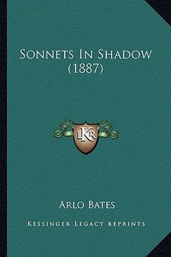 portada sonnets in shadow (1887) (en Inglés)