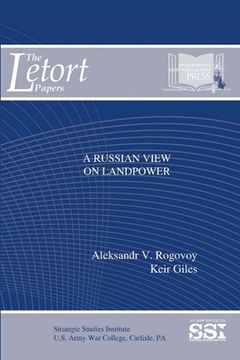 portada A Russian View On Landpower (en Inglés)