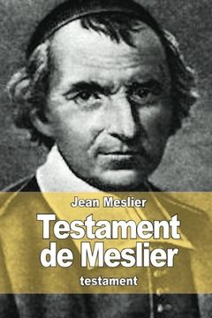 portada Testament de Meslier (French Edition) (in French)