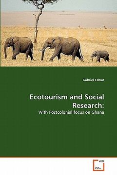 portada ecotourism and social research (en Inglés)