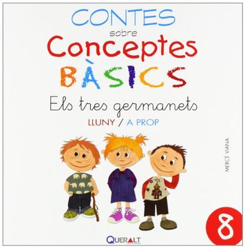 portada Conceptes Bàsics 8 - Els Tres Germanets (Contes sobre conceptes bàsics)