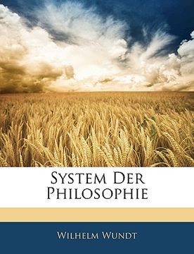 portada System Der Philosophie (en Alemán)