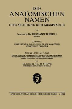 portada Die Anatomischen Namen: Ihre Ableitung und Aussprache (German Edition)